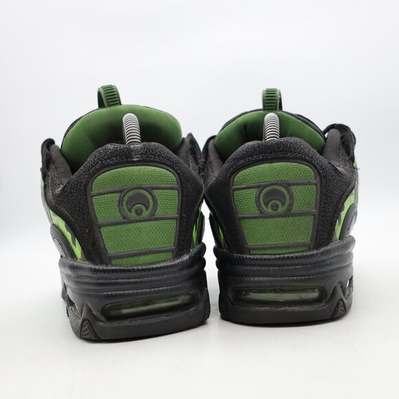 Osiris D3 Men’s Size 7 Black Green Synthetic Skate Inspired Sneaker Lace Up - Picture 5 of 9